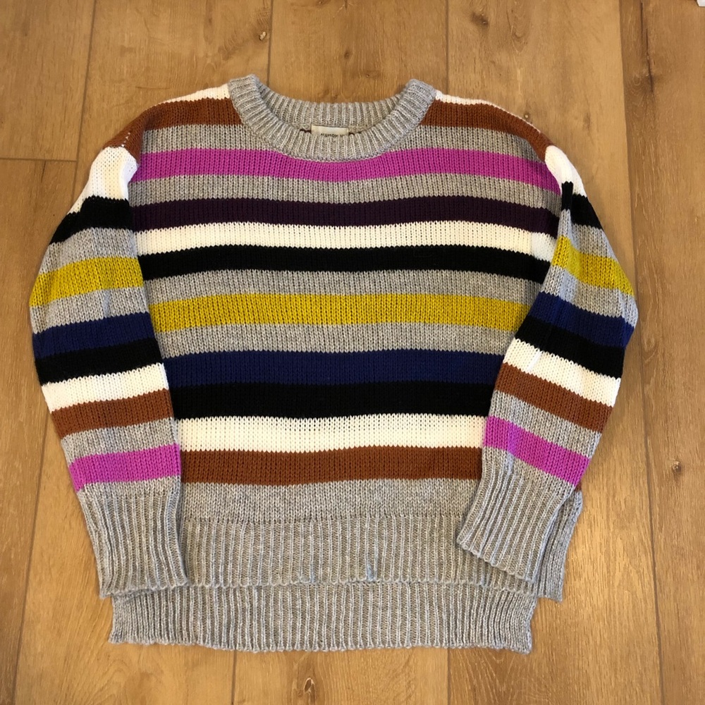 Evereve Allison Joy multicolor striped sweater